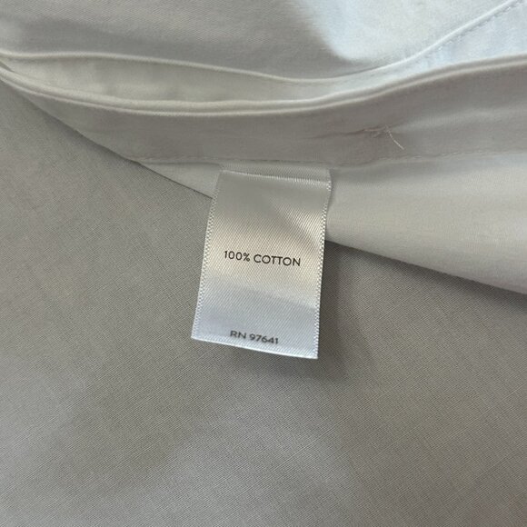 J. Jill Shirt Women L White Side-button Stepped-hem Tunic Side Button Detail - Picture 7 of 12